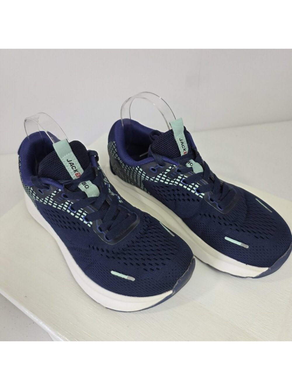 Jackshibo Shoes Womens Size 8 Blue Mesh Running Sneakers Athletic 8507